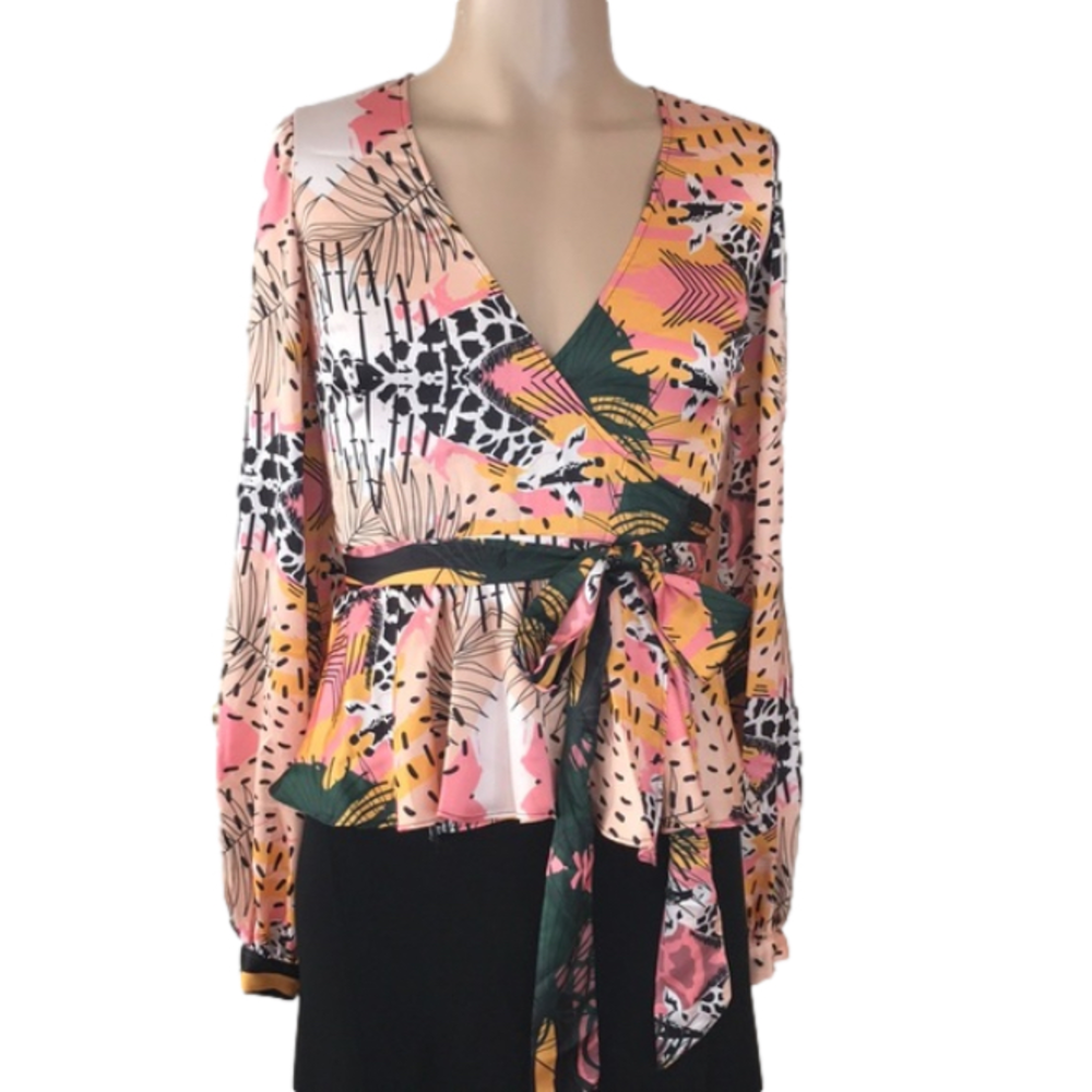 Nwt Fe Noel Wrap Top
